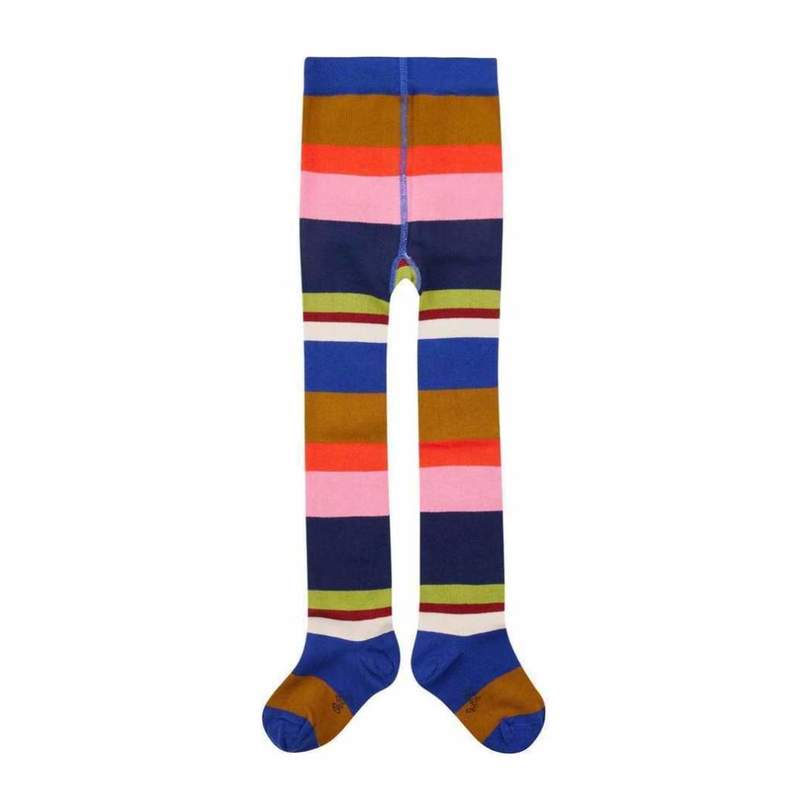 Stripe Marayure Tights, Blue Stripe Marayure Tights, Blue