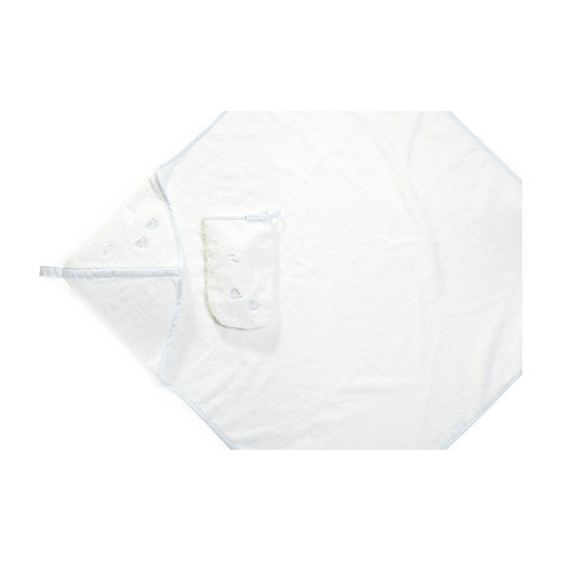 Stokke Hooded Towel, Blue Sea Stokke Hooded Towel, Blue Sea