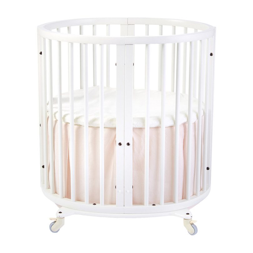 Crib Bedding Baby Bedding Blush Stokke Sleepi Mini Bed Skirt By