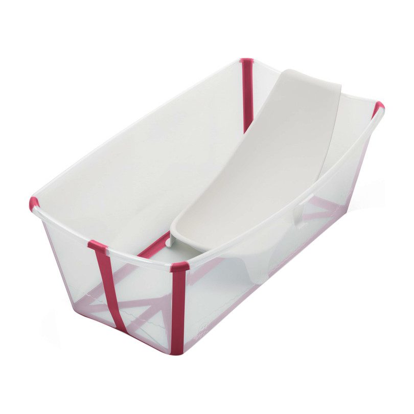 Flexi Bath® Bundle, Tub + Newborn Support, Pink Flexi Bath® Bundle, Tub + Newborn Support, Pink