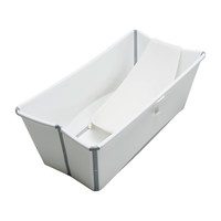 Flexi Bath® Bundle, Tub + Newborn Support, White