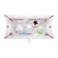 Flexi Bath® Bundle, Tub + Newborn Support, Pink