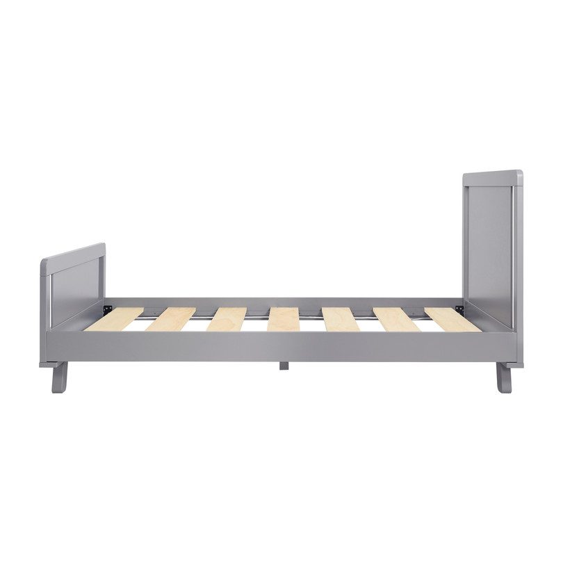 Hudson Platform Twin Bed, Grey Hudson Platform Twin Bed, Grey