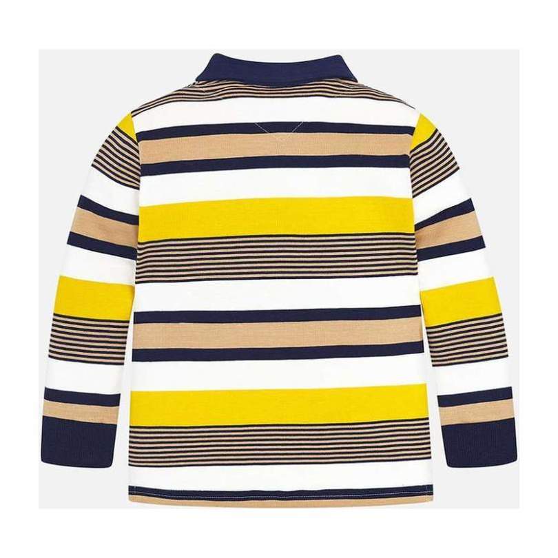 Gold Stripes Polo Shirt, Multi Gold Stripes Polo Shirt, Multi