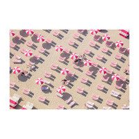 Pink and White Beach Club