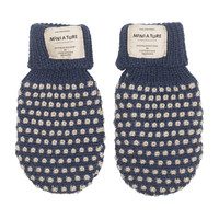 Celie Merino Wool Gloves, Blue