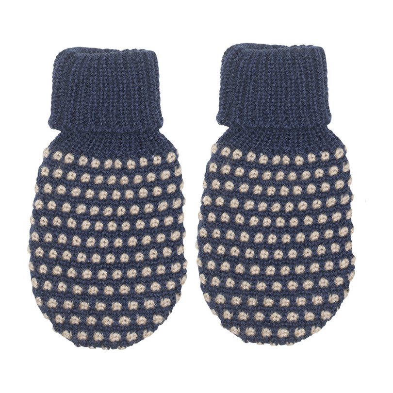 Celie Merino Wool Gloves, Blue Celie Merino Wool Gloves, Blue