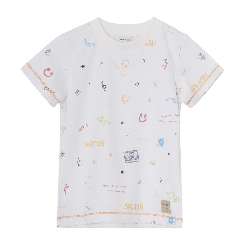 Denni T-Shirt, White Denni T-Shirt, White