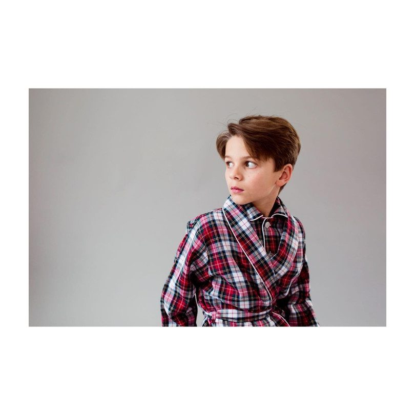 Red Tartan Robe Red Tartan Robe