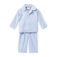 Blue Seersucker Pajamas