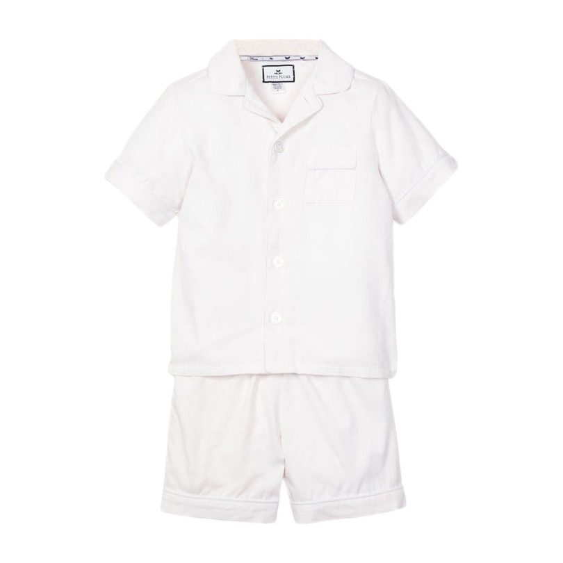 Classic White Short Set - Sleepwear - Maisonette