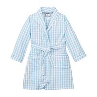 Light Blue Gingham Robe