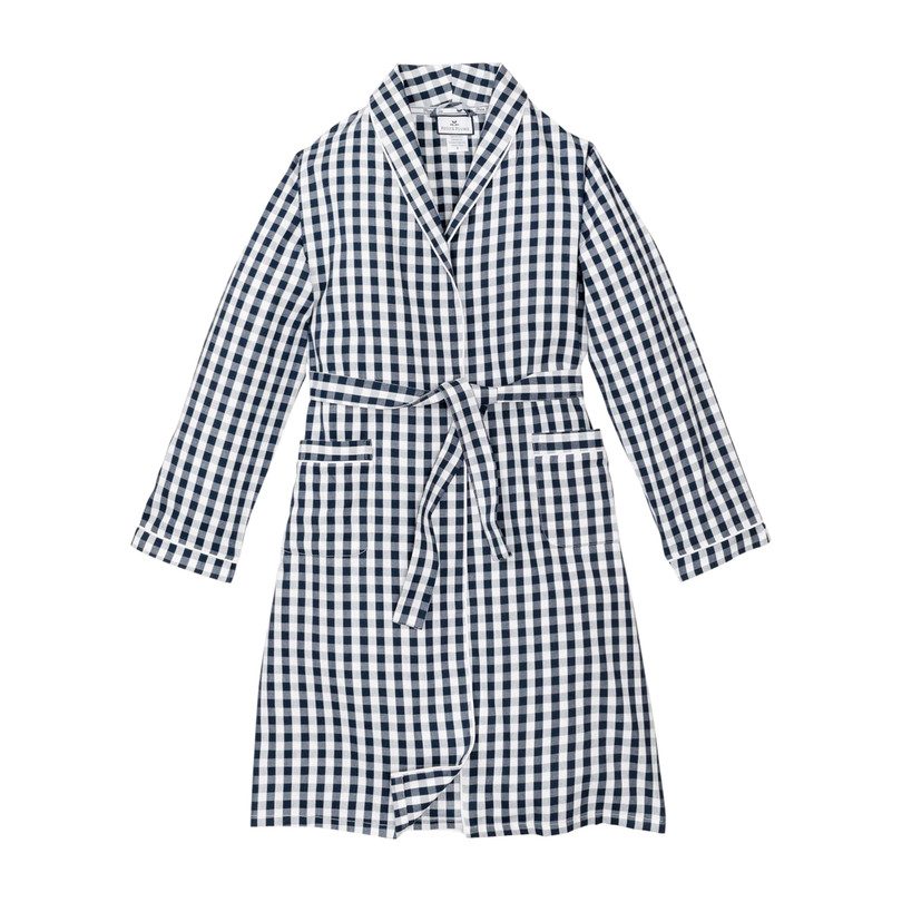 Navy Gingham Robe Navy Gingham Robe