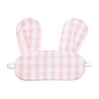 Pink Gingham Bunny Eyemask