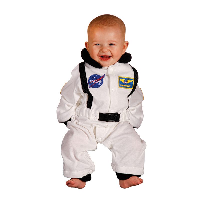 Jr. Astronaut Romper, White Jr. Astronaut Romper, White