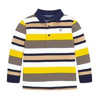 Gold Stripes Polo Shirt, Multi