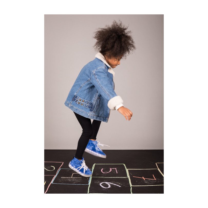 Fairmount Tie Dye High Top, Blue Fairmount Tie Dye High Top, Blue