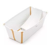 Flexi Bath® Bundle, Tub + Newborn Support, Yellow