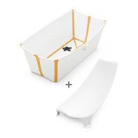 Flexi Bath® Bundle, Tub + Newborn Support, Yellow