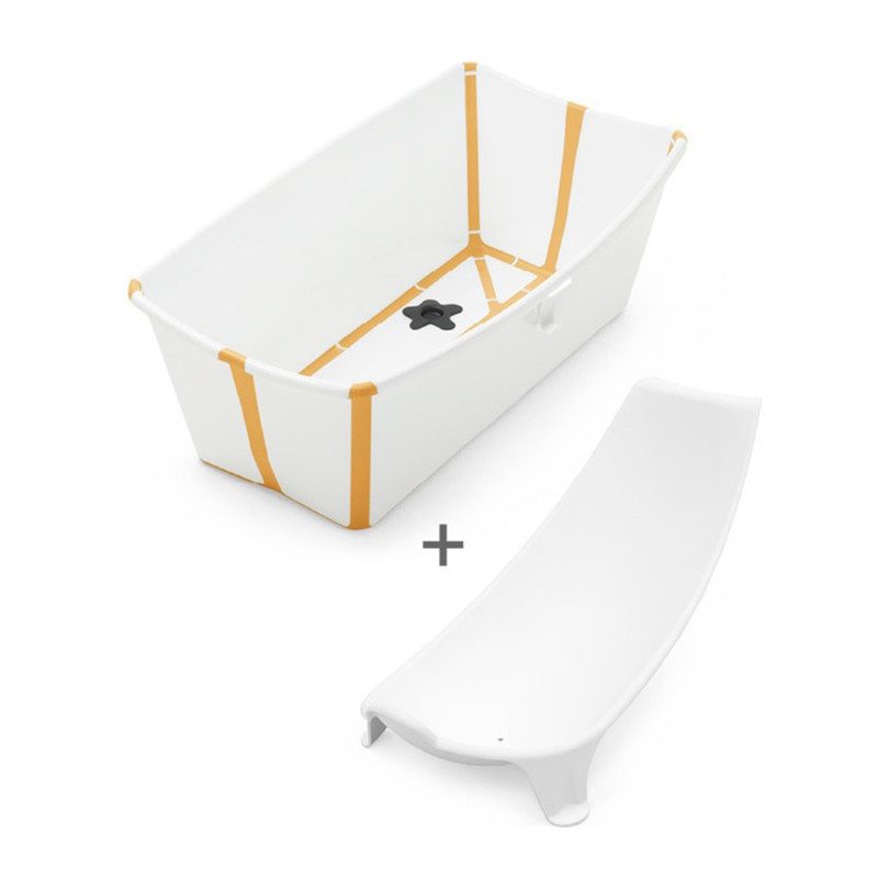 Flexi Bath® Bundle, Tub + Newborn Support, Yellow Flexi Bath® Bundle, Tub + Newborn Support, Yellow