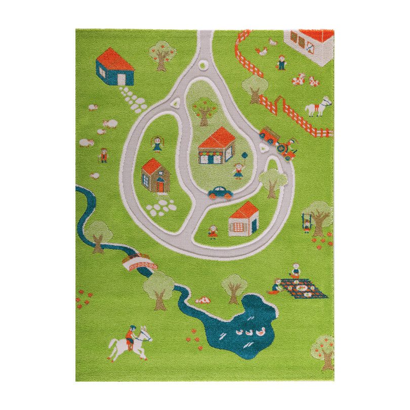 Farm 3-D Play Rug, Medium Farm 3-D Play Rug, Medium