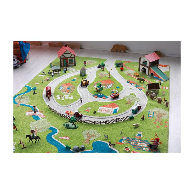 Farm 3-D Play Rug, Large Farm 3-D Play Rug, Large