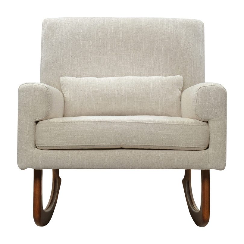 Sleepytime Rocker, Oatmeal with Walnut Legs Sleepytime Rocker, Oatmeal with Walnut Legs