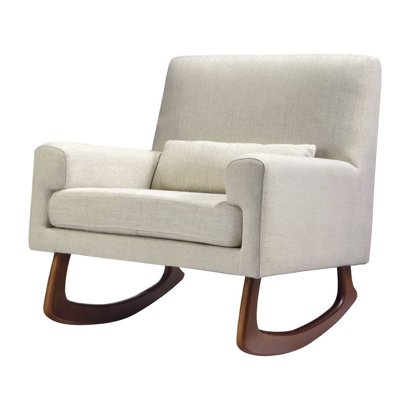 Sleepytime Rocker, Oatmeal with Walnut Legs Sleepytime Rocker, Oatmeal with Walnut Legs