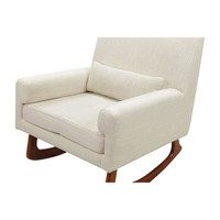 Sleepytime Rocker, Oatmeal with Walnut Legs