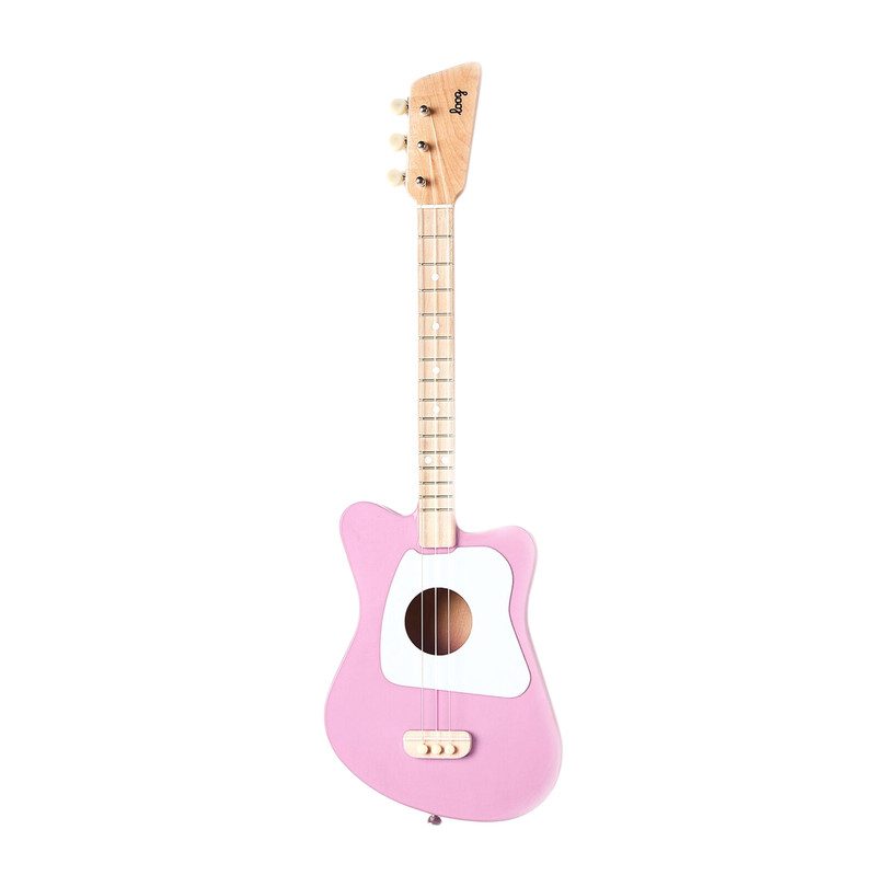 Mini 3-String Guitar, Pink Mini 3-String Guitar, Pink