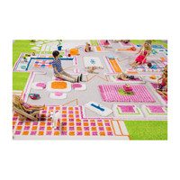 Play House 3-D Play Rug, Green Medium