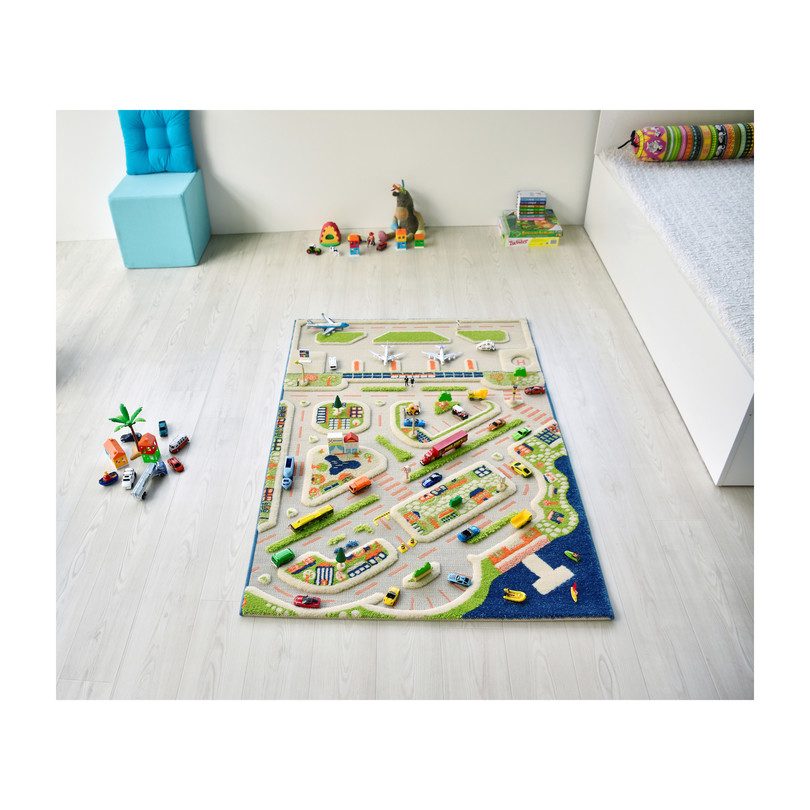 Mini City 3-D Play Rug, Medium Mini City 3-D Play Rug, Medium