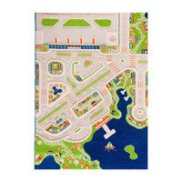 Mini City 3-D Play Rug, Large