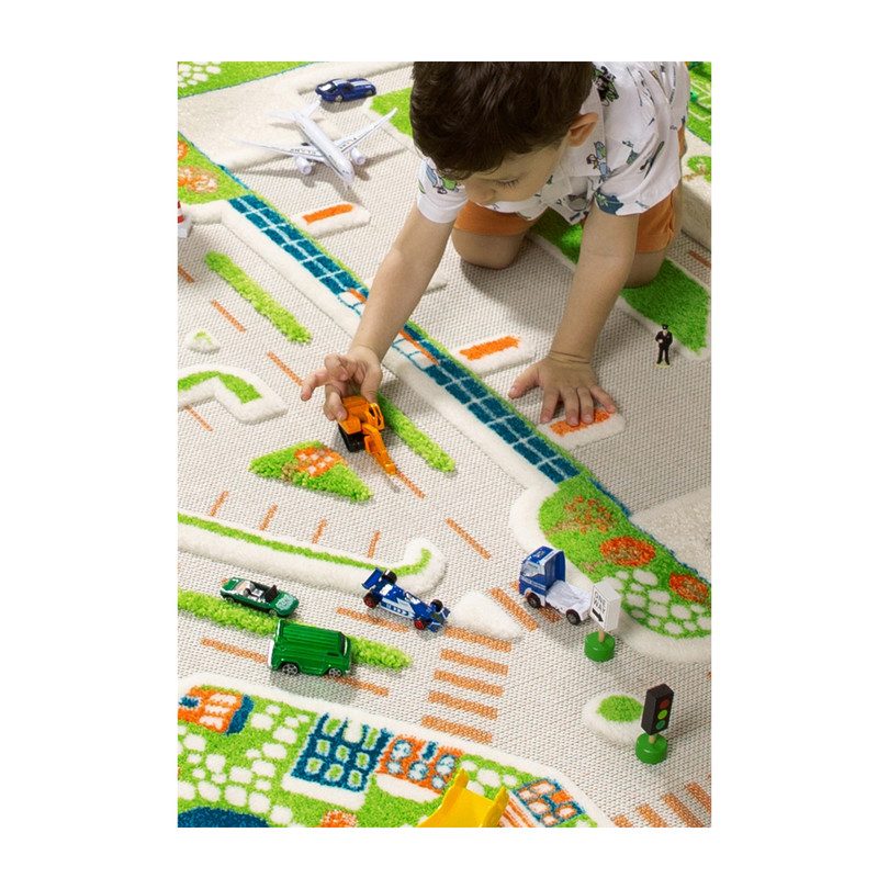 Mini City 3-D Play Rug, Medium Mini City 3-D Play Rug, Medium