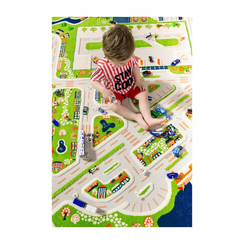 Mini City 3-D Play Rug, Large Mini City 3-D Play Rug, Large