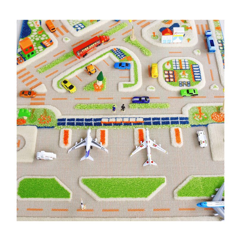 Mini City 3-D Play Rug, Large Mini City 3-D Play Rug, Large