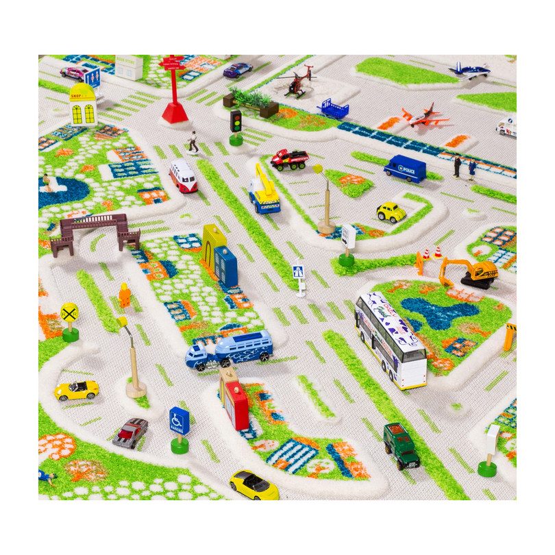 Mini City 3-D Play Rug, Large Mini City 3-D Play Rug, Large
