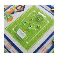 Traffic 3-D Play Rug, Blue XL