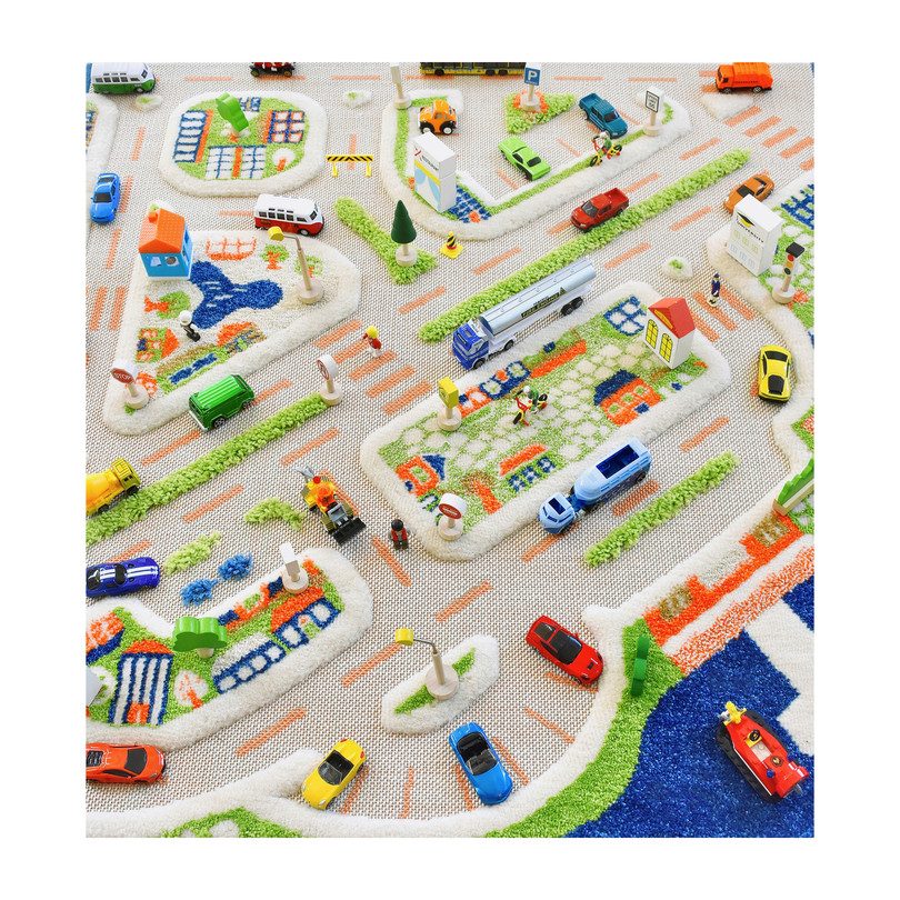 Mini City 3-D Play Rug, XXL Mini City 3-D Play Rug, XXL