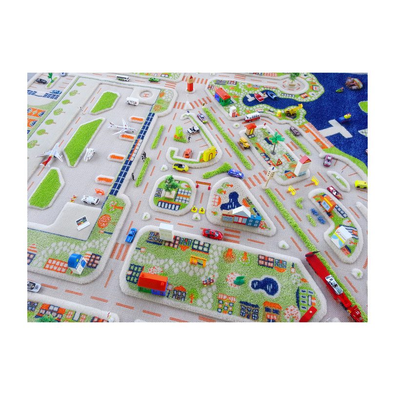 Mini City 3-D Play Rug, XXL Mini City 3-D Play Rug, XXL