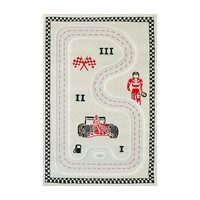 Racer Activity Mat, Cream 100 x 150