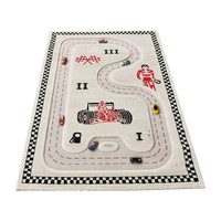 Racer Activity Mat, Cream 100 x 150