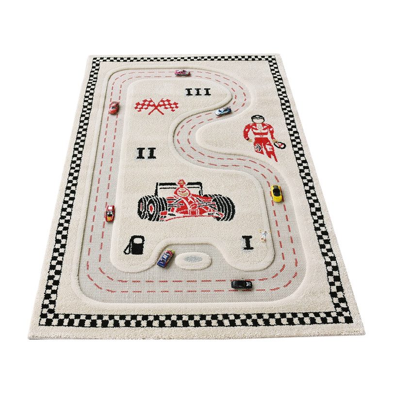 Racer Activity Mat, Cream 100 x 150 Racer Activity Mat, Cream 100 x 150