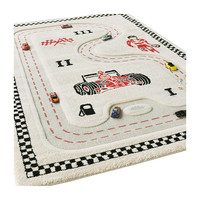 Racer Activity Mat, Cream 100 x 150