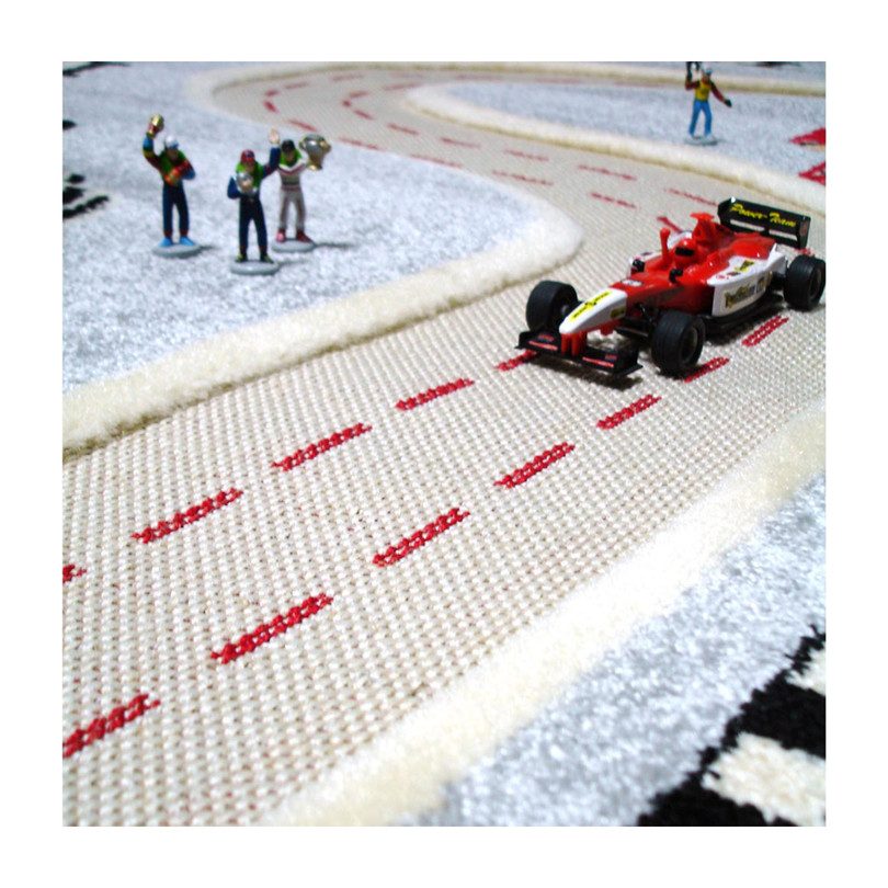 Racer Play Rug, Grey 134 x 180 Racer Play Rug, Grey 134 x 180