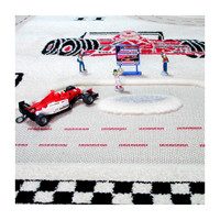 Racer Activity Mat, Cream 100 x 150