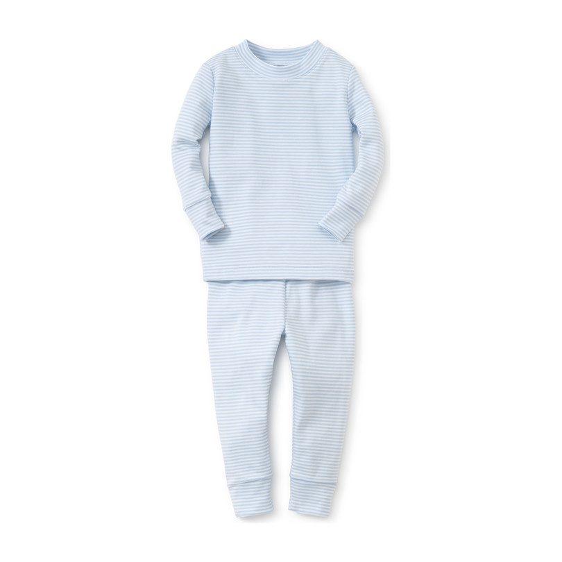 Simple Stripe Pajama Set, Blue Simple Stripe Pajama Set, Blue