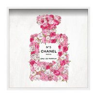 No. 5 Rose Print, Framed