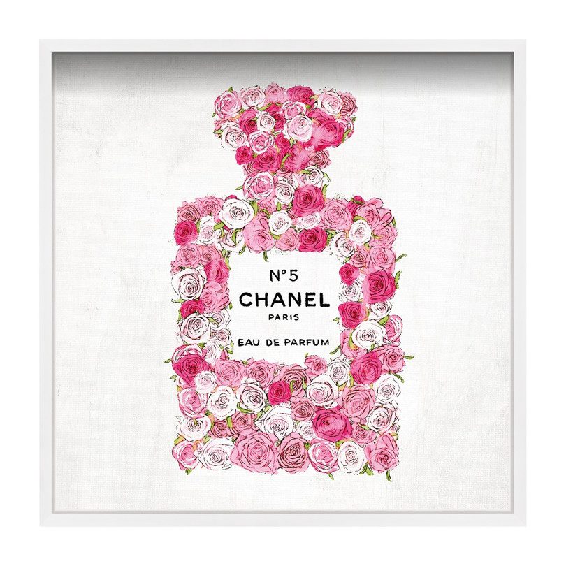 No. 5 Rose Print, Framed No. 5 Rose Print, Framed