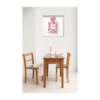 No. 5 Rose Print, Framed